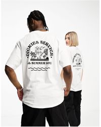 Dickies - Oak Grove - Resort Pack - Pool Service - Uniseks T-shirt Met Print Op - Lyst