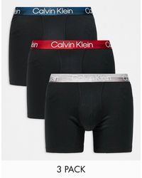 Calvin Klein - Modern Structure 3 Pack Boxer Briefs - Lyst