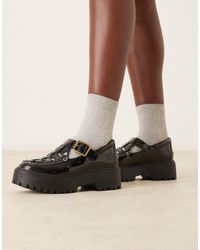 Timberland - – stone street – mary-jane-schuhe aus em lackleder mit plateausohle - Lyst