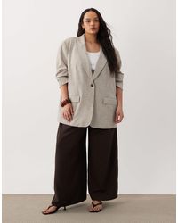 ASOS - Curve Tailored Oversized Blazer - Lyst