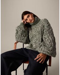 ARRANGE - – hochgeschlossener pullover aus zwirngarn - Lyst