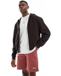 Parlez - Pantalones Cortos Color Óxido Con Logo Y Cordón Ajustable Wilmot De -Naranja - Lyst