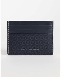 Tommy Hilfiger - Micro Embossed Flag Logo Cardholder - Lyst