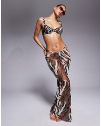 South Beach - – er maxi-strandrock aus netzstoff - Lyst