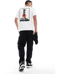 Jack & Jones - Oversized T-shirt With Japanese Mountain Backprint - Lyst