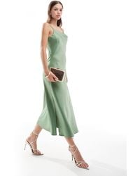 Y.A.S - Satin Cami Maxi Dress - Lyst