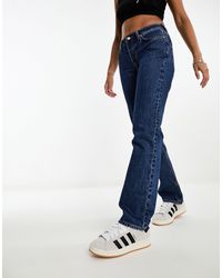 Weekday - Pin - jean coupe droite classique à taille mi-haute - nobel - Lyst