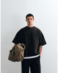 ASOS - Premium Heavyweight Extreme Oversized Washed Tee - Lyst