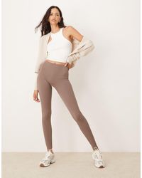 New Look - Seamless Ribbed leggings - Lyst