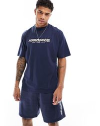 Abercrombie & Fitch - Camiseta con logo bordado trend mix & match - Lyst
