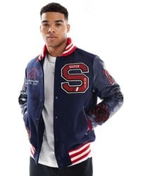 Superdry - College Varsity Patched Bomber Jacket - Lyst