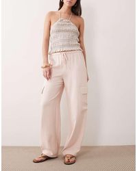 Miss Selfridge - Tailored Fluid Cargo Trouser - Lyst