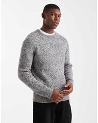 Threadbare - Crew Neck Rib Knit Sweater - Lyst