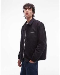 Timberland - Washed Canvas Insulated Coach Jacket - Lyst