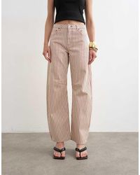 TOPSHOP - Barrel Mid Rise Jean - Lyst