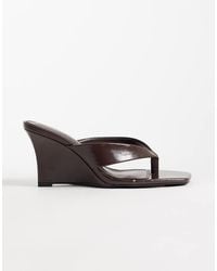 SIMMI - Simmi London Senia Wedge Toe Post Sandals - Lyst