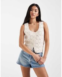 ONLY - Gehaakt Hemdje - Lyst