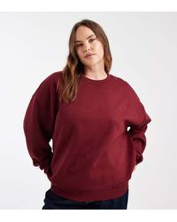 ASOS - Asos Design Curve Ultimate Oversized Brushback Sweatshirt - Lyst