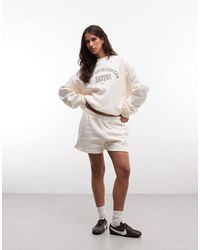 Nike - Studio Fleece Varsity Shorts - Lyst