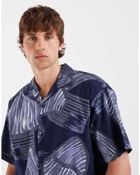 Jack & Jones - Premium Short Sleeve Shirt With Plant Print - Lyst