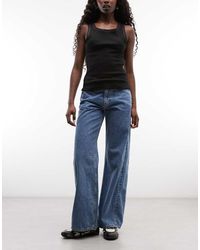 Weekday - Paz Mid Waist Wide Leg Jeans - Lyst