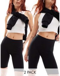ONLY - Set Van 2 Korte Leggings - Lyst