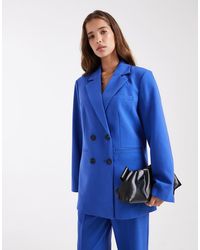 Y.A.S - Tailored Double Breasted Blazer Co-Ord - Lyst