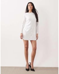 New Look - Low Back Sequin Mini Dress - Lyst