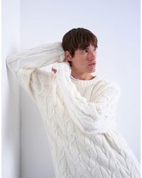 TOPMAN - – schwerer relaxed-fit-strickpullover - Lyst