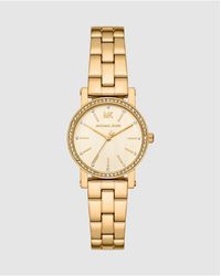 Michael Kors - Corey Three-Hand-Tone Stainless Steel Watch - Lyst