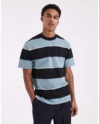 Fred Perry - Relaxed Fit Stripe T-Shirt - Lyst