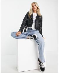 Women's Pull&Bear Leather jackets from A$58 | Lyst Australia