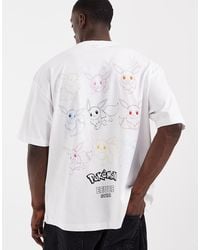 ASOS - Oversized T-shirt With Pokemon Eevee Print - Lyst