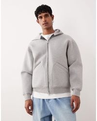 ARKET - Pure Cotton Zip Up Hoodie - Lyst