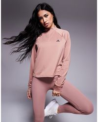 adidas Originals - Quarter Zip Top - Lyst