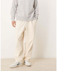ASOS - Relaxed Tapered Fit Pull On Trouser - Lyst
