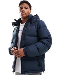 Polo Ralph Lauren - Icon Logo Hooded Down Puffer Jacket - Lyst