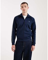 Fred Perry - Tramline Tape Logo Track Jacket - Lyst