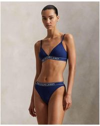 Polo Ralph Lauren - Essentials Bundle 3 Pack Solid Bikini Brief - Lyst
