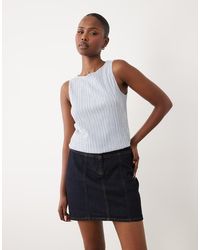 Aware - Seam Detail Mini Skirt - Lyst