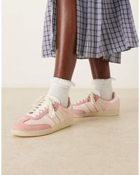 adidas Originals - Samba og - baskets à détails volantés - clair/blanc - Lyst