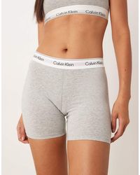 Calvin Klein - Braguitas Grises Estilo Bóxer Icon Cotton Modal De - Lyst