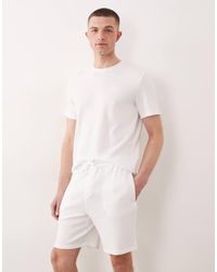 BOSS - Waffle Co-Ord Lounge Shorts - Lyst