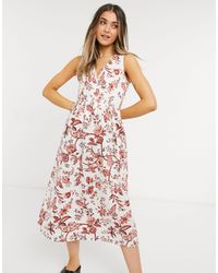Oasis Summer Dress Bnwt  Size 14 Damen Kleidung Kleider Midikleider 