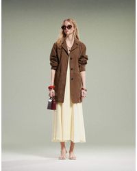 ASOS - Mid Length Real Suede Jacket - Lyst