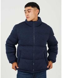 Brave Soul - Knitted Padded Jacket - Lyst