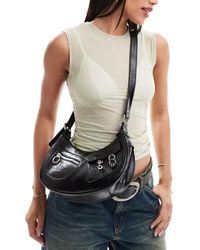 Glamorous - Crescent Shoulder Bag With Hardware Detail - Lyst