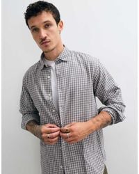 Jack & Jones - Micro Check Flannel Shirt - Lyst