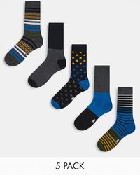 DKNY - 5 Pack Holt Socks - Lyst