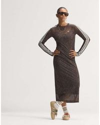 adidas Originals - Snake Print Maxi Dress - Lyst